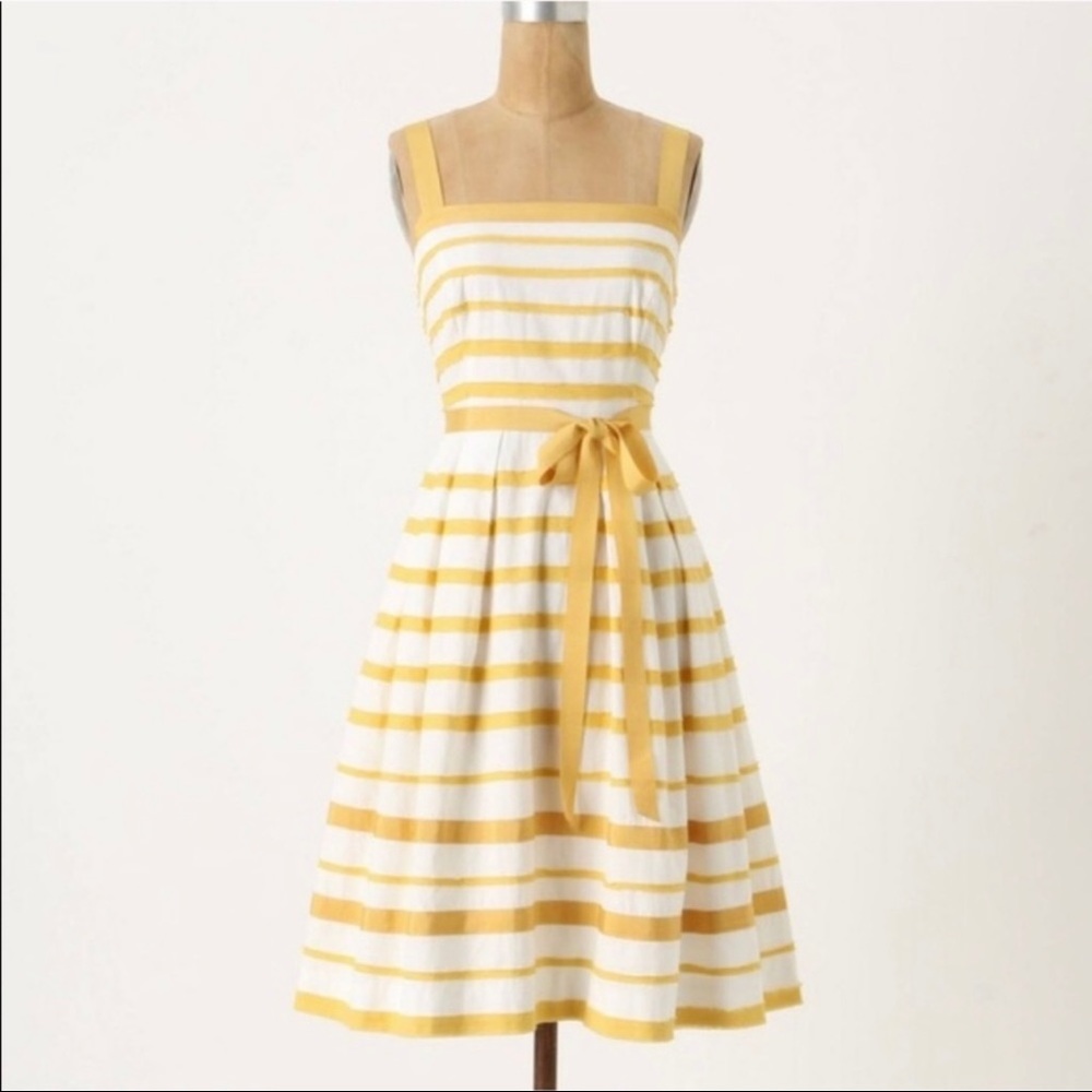 Anthro Moulinette Soeurs Sun Shades Yellow Dress 0